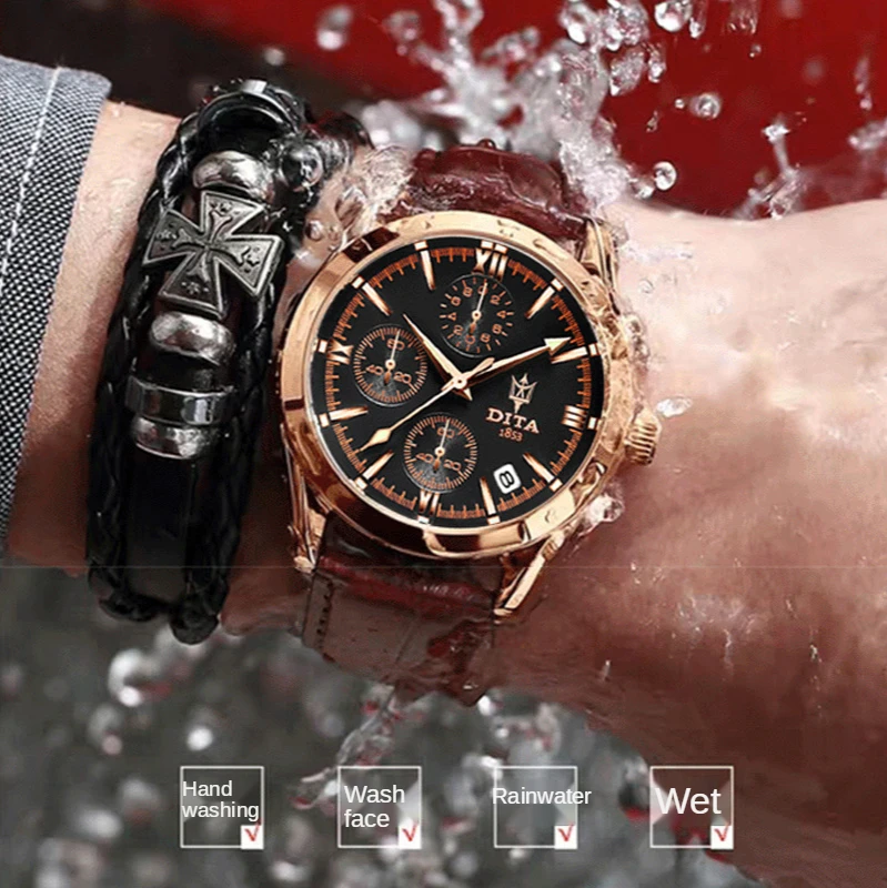 

Simple ICONS quartz waterproof men watch the mechanical watch