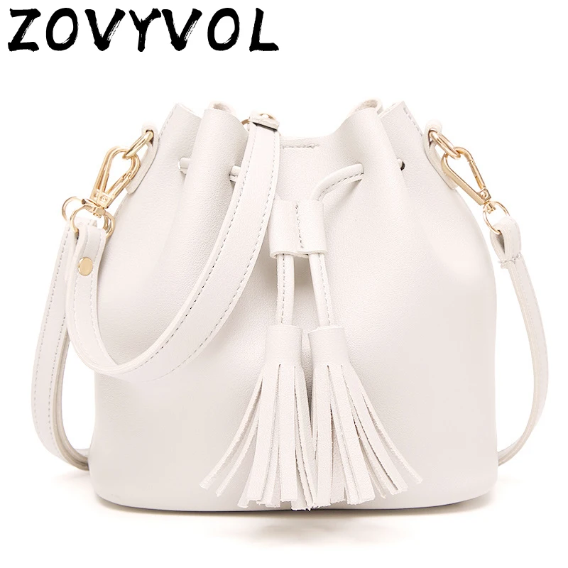 ZOVYVOL новая дизайнерская женская сумка из искусственной кожи в форме ведерка