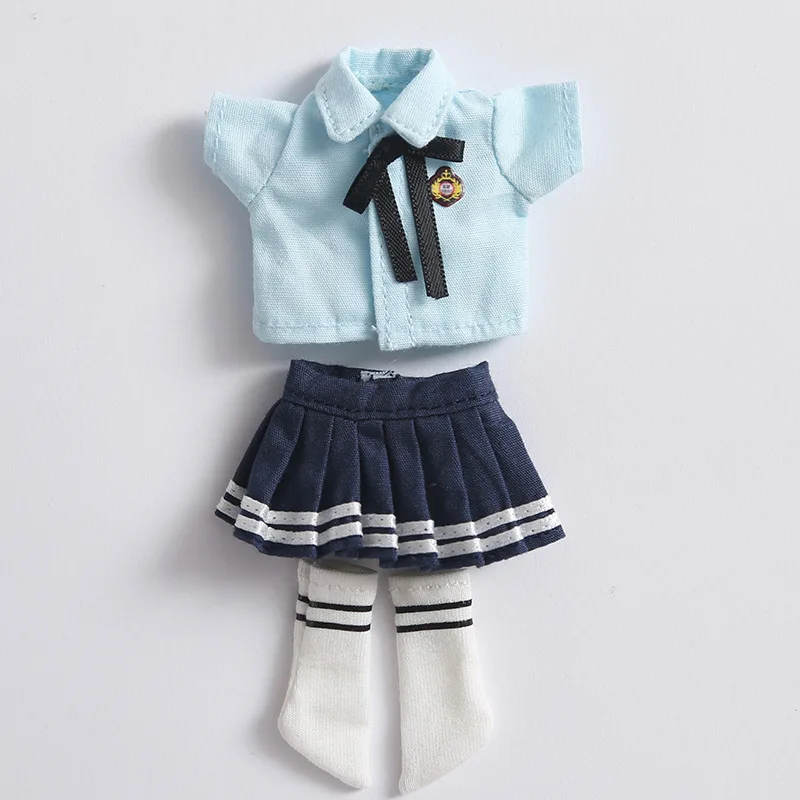 Ob11 детская одежда школьная форма комплект из 12 предметов для шарнирных кукол Meijie