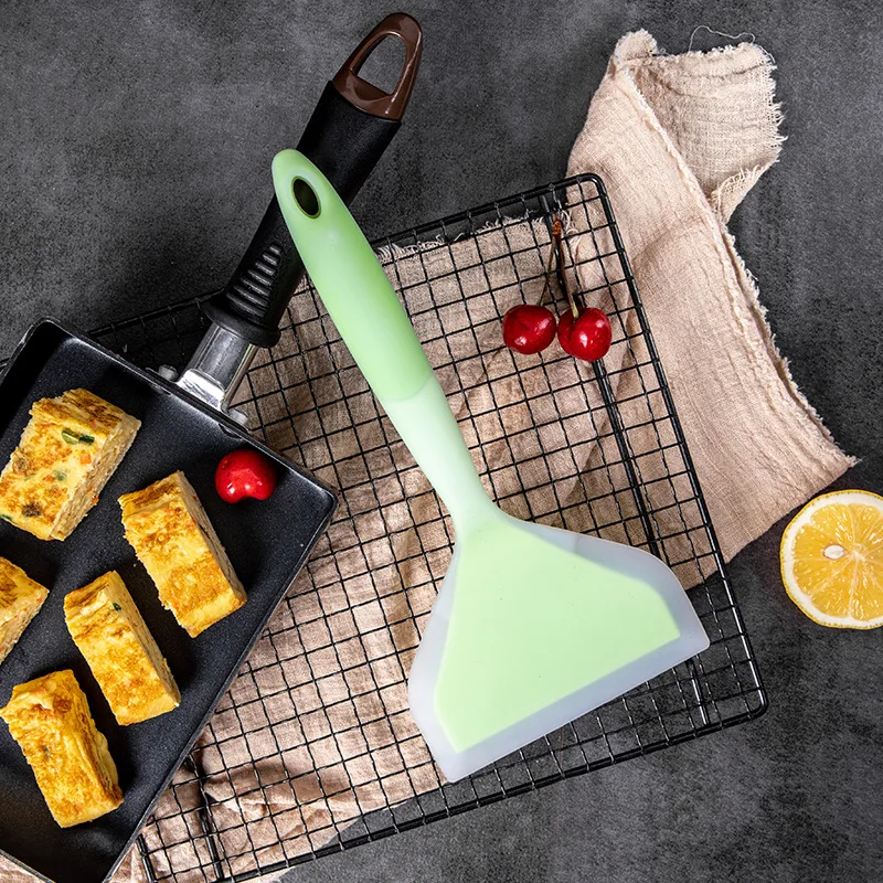 Еда Класс силиконовый Пособия по кулинарии посуда Tamagoyaki шпатель мяса говядины