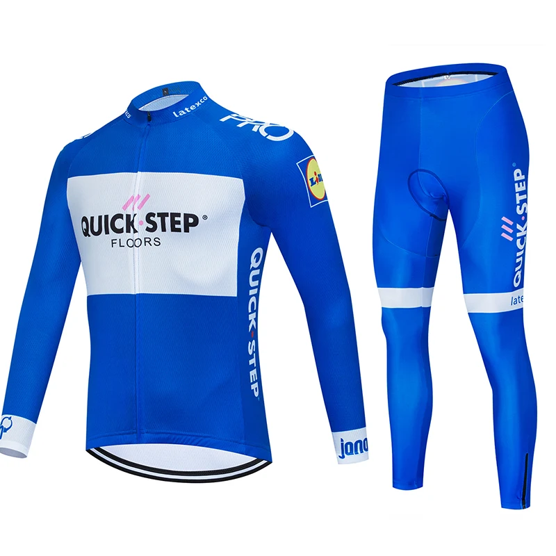 2020 быстрый шаг nuevo traje de ciclismo manga larga para hombre uniforme equipo MTB Pro babero 19D. | Спорт и развлечения