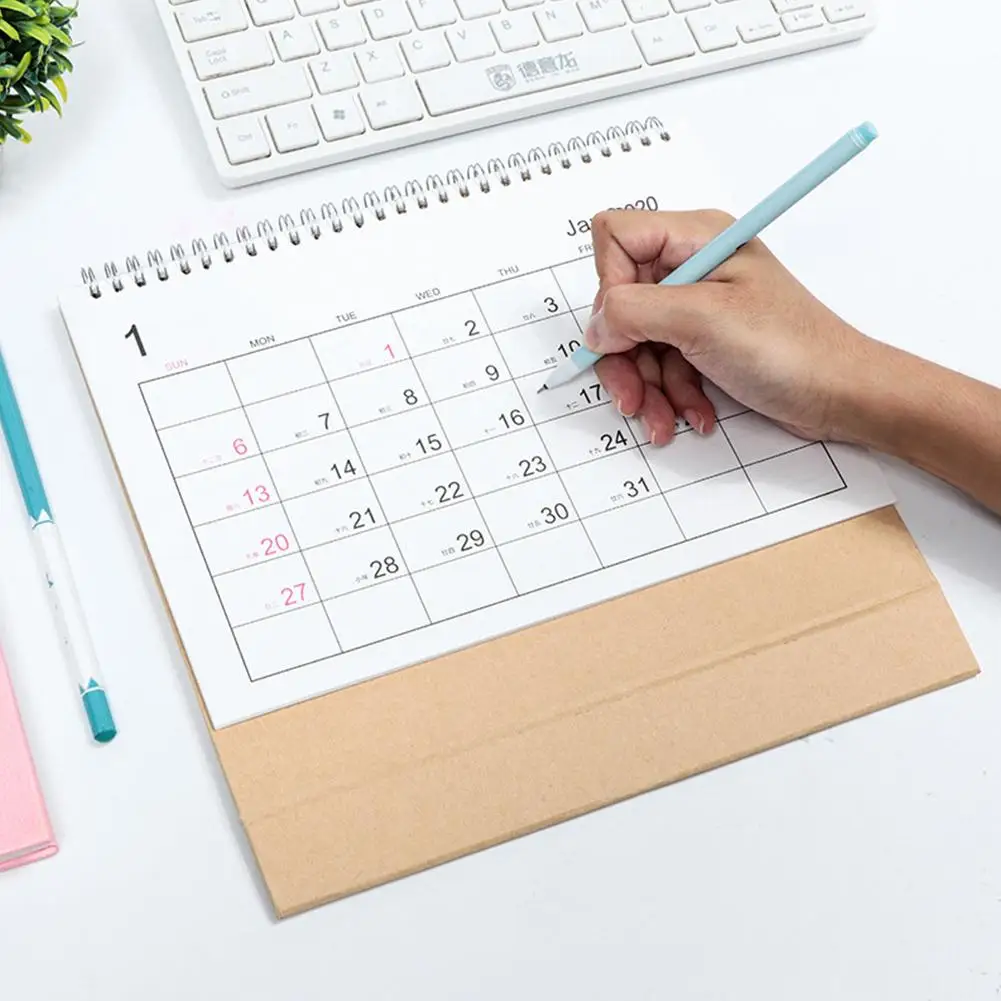 Настольный календарь настольный Вертикальный флип для дома и
