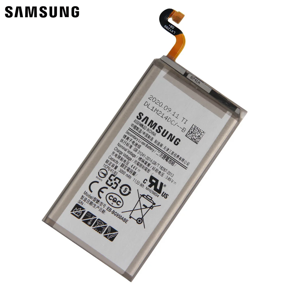 Оригинальная запасная батарея Samsung телефон для GALAXY S8 G9508 G950U G9500 проект мечты 3000
