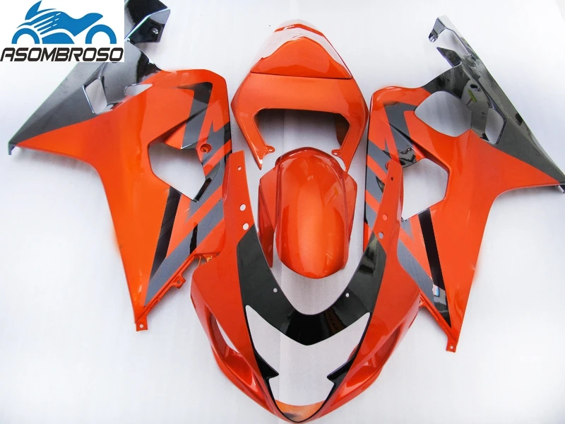 

Высококачественный комплект обтекателей для SUZUKI K4 K5 GSXR 600 750 2004 2005 пластиковые гоночные Обтекатели gsxr600 LX61 оранжевые