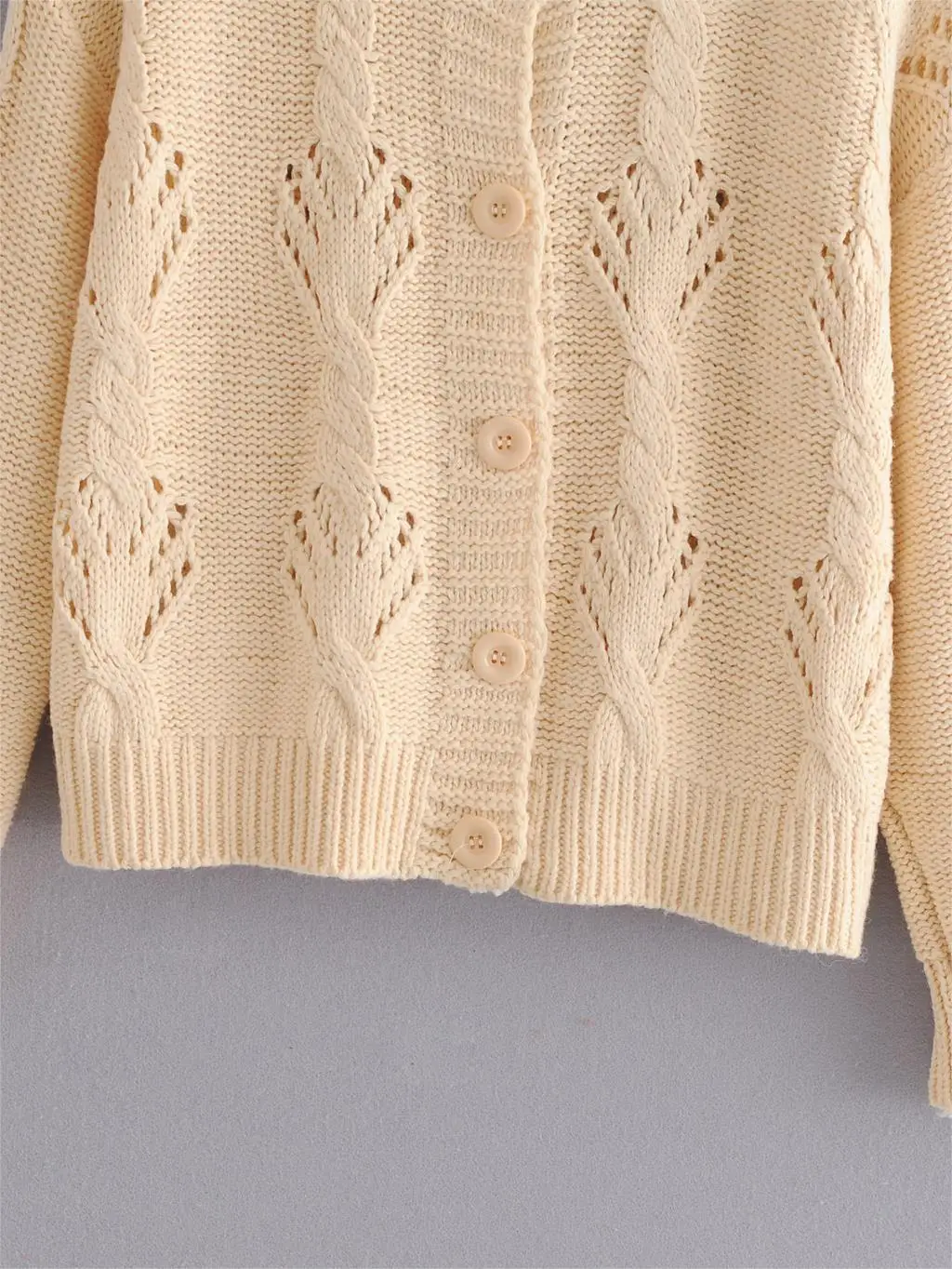 

2020 New Fashion Brand Women Sweater Cardigans Computer Knitted Casual Open Stitch O-neck Solid Full Polyester
