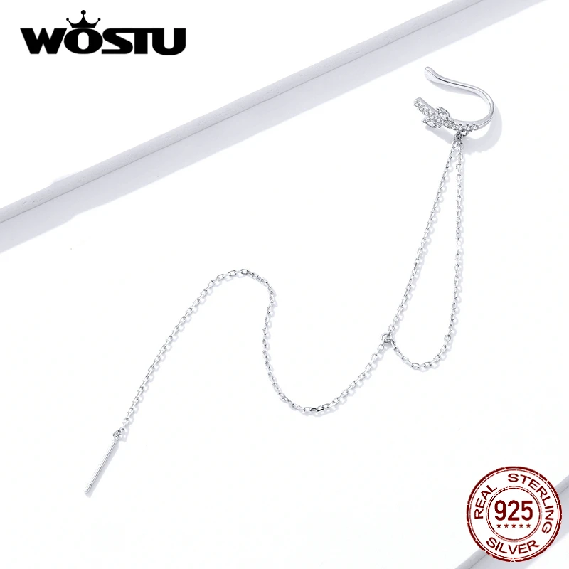 Женские серьги-Клипсы из серебра 925 пробы с фианитом | Украшения и аксессуары