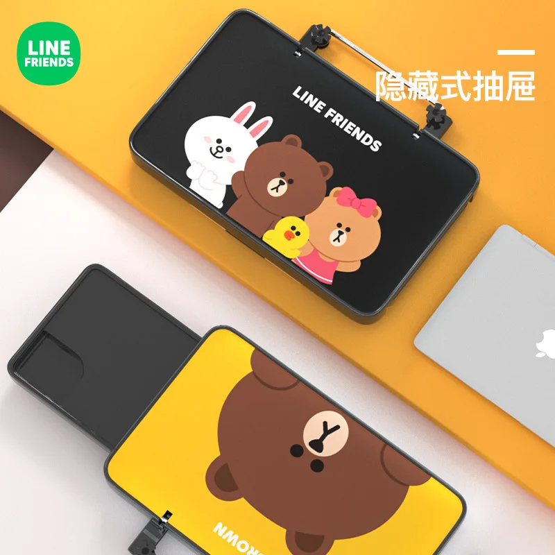 linefriends car small table back folding tables for mobile phone snack free global shipping