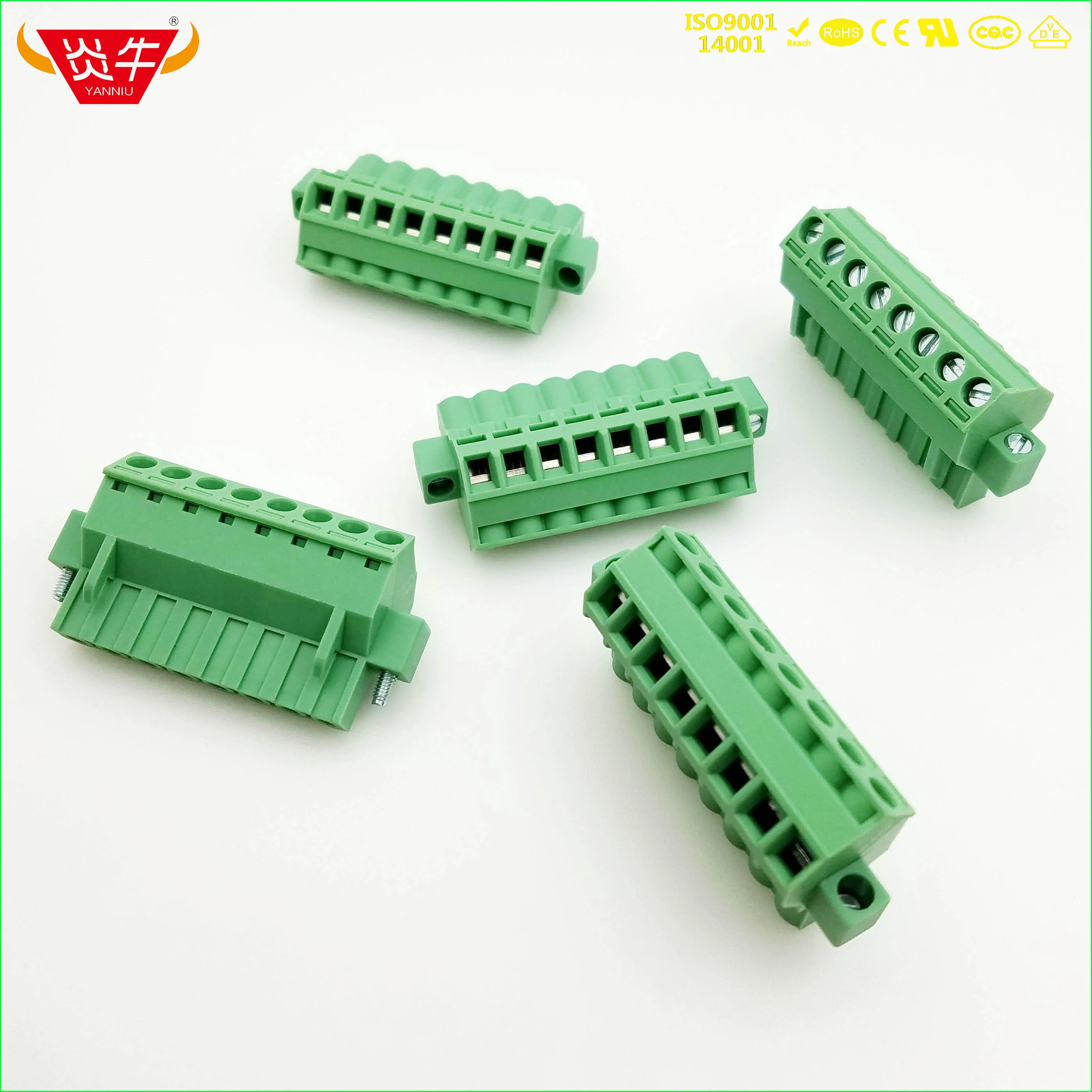 KF2EDGKLM 5 08 2P ~ 12P PCB разъем Клеммный блок 2EDGKLM мм 2PIN SMSTB 2 STF 1971060 PHOENIX CONTACT|Клеммные