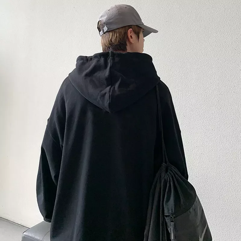 

Autumn Winter New Devil Hoodie Men Fashion Casual Hoodies Loose Fleece Hip Hop Streetwear Men's Sweatshirt Anime Clothes Hoodies