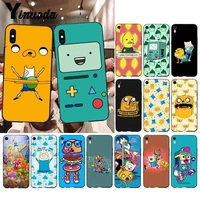 adventure time cute beemo bmo jake finn phone case for iphone 13 11 pro xs max 8 7 6 6s plus x 5 5s se 2020 xr