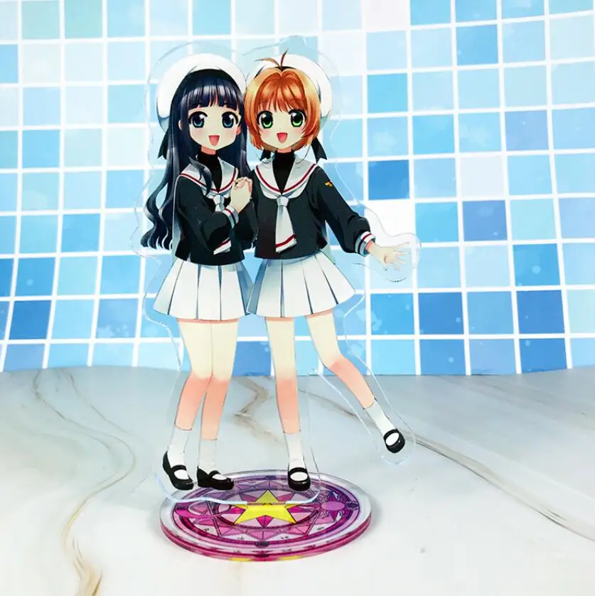 Аниме Card Captor Sakura КИНОМОТО Li сяоран фигурка на акриловой подставке настольное