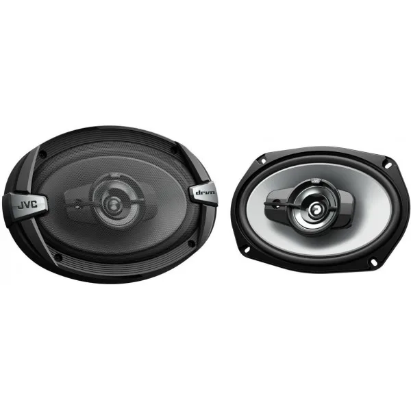 Колонки автомобильные jvc cs dr693 500вт 86дб 4ом 15x23см (6x9дюйм) (ком.:2кол.) коаксиальные