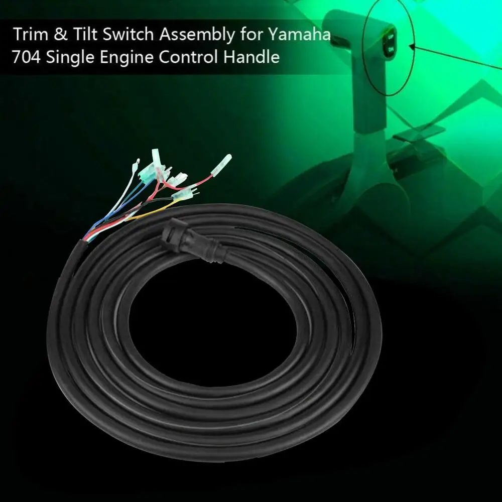 

Side Mount Control Box Replacement 10 Pin Harness For Outboards Start 688-8258A-20-00 Accessories High Quality
