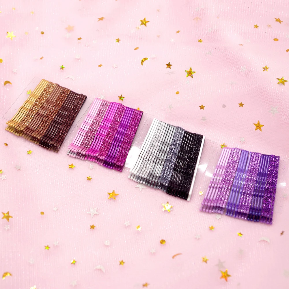 Заколки для волос с блестками девочек 24 шт./компл. 5 см| |