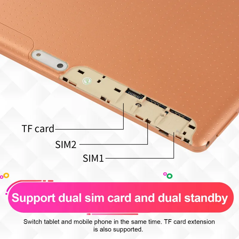 

Super Tempered 2.5D Glass 3G 4G LTE 10.1 Inch Tablet Pc Octa Core 6GB RAM 128GB ROM 1280x800 IPS WIFI Android 8.0 GPS