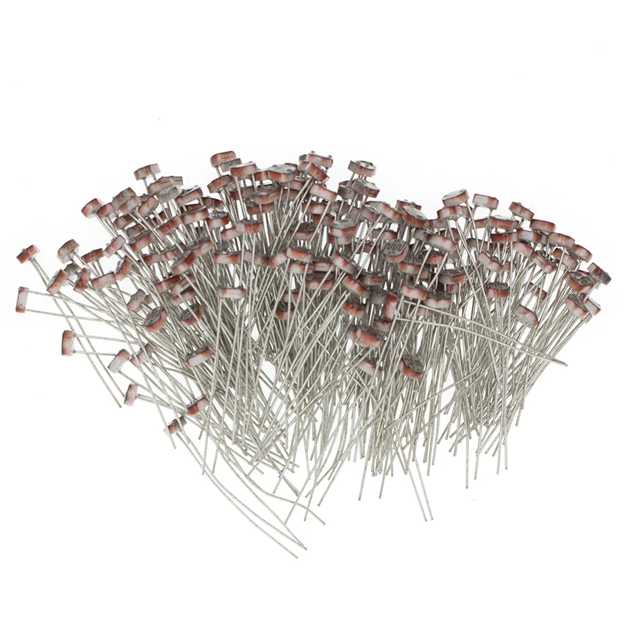 1000pcs 5528 Light Dependent Resistor LDR 5MM Photoresistor wholesale and retail Photoconductive resistance LDR5528 | Электронные