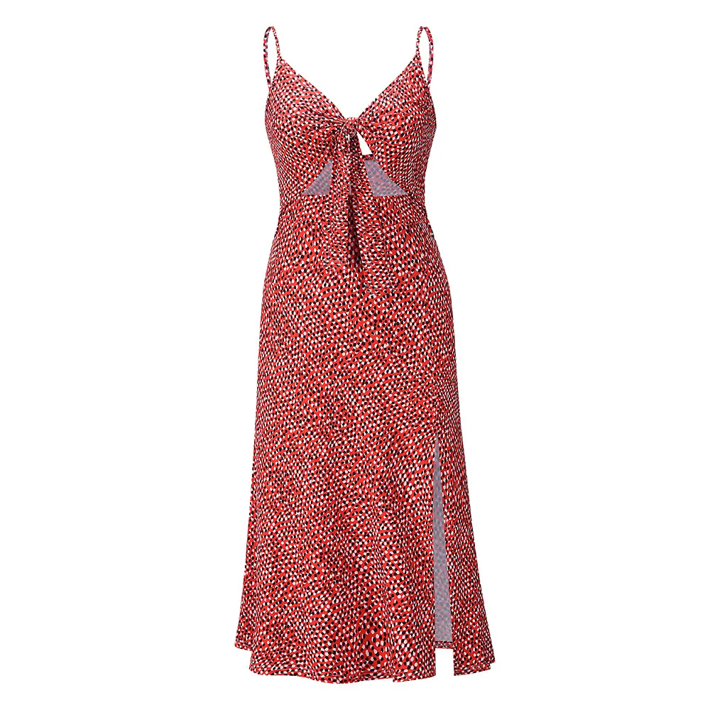 

Donsignet Women Dress New Sundresses Summer Plus Size Flower Print Spaghetti Strap Dress Sexy Backless Dress Vestido Feminino