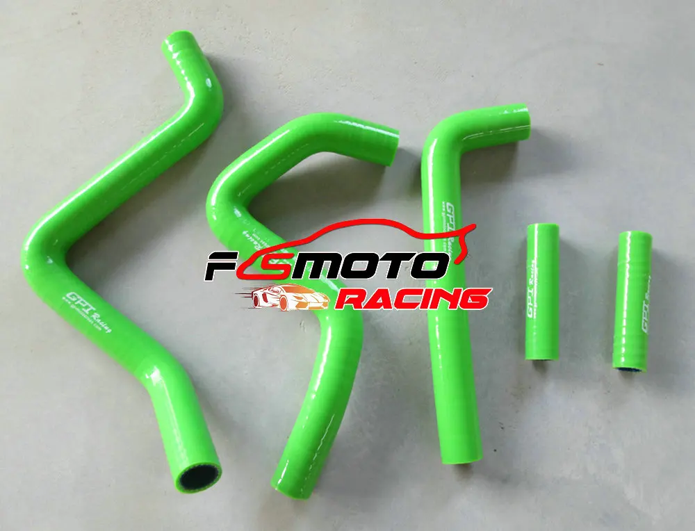 Зеленый силиконовый шланг радиатора для Kawasaki KX250 KX 250 2 тактный 1994 2002 2000 2001 1999 1998 1997