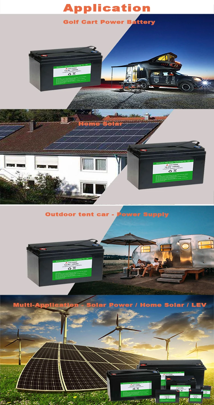 

Rechargeable lifepo4 12v 24v 200Ah 300Ah 400Ah 500Ah battery pack lithium battery for solar systems