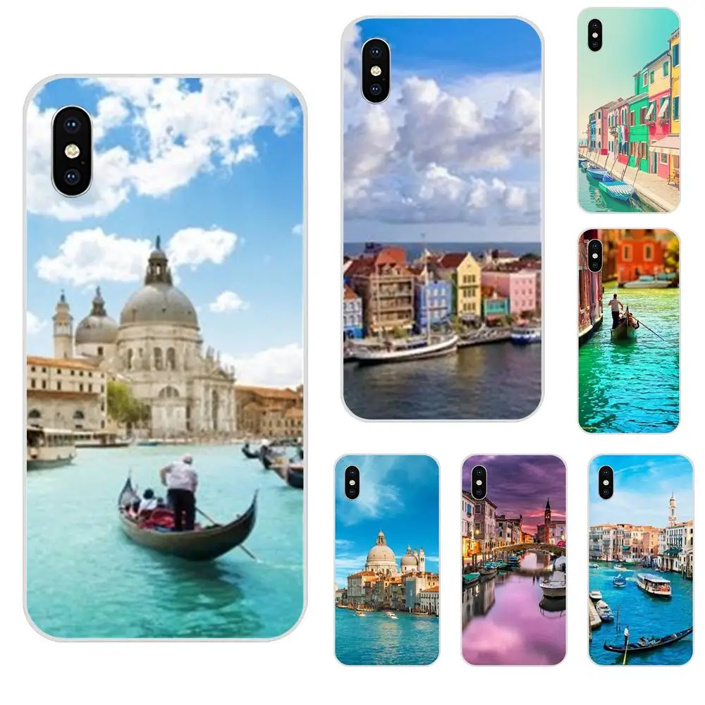 Водный пейзаж венецианского города для Galaxy Alpha Note 10 Pro A10 A20 A20E A30 A40 A50 A60 A70 A80 A90 M10 M20