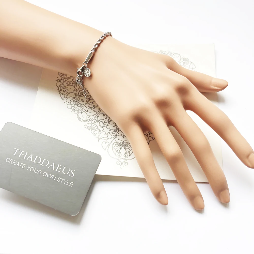 Браслет цепочка женский и мужской из серебра 2020 пробы с бусинами|Гибкие жесткие