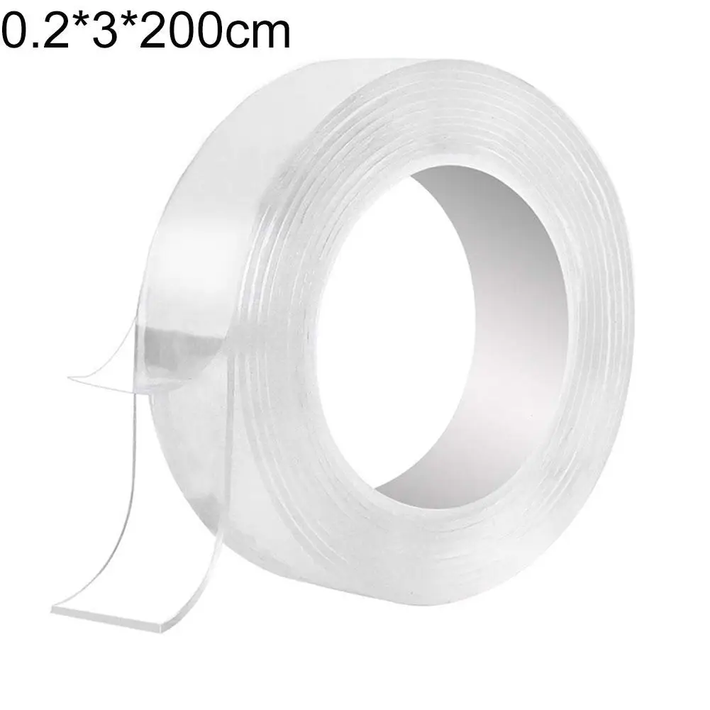 

1/2/3/5m Multifunction Sticky Transparent Traceless Double-Sided Adhesive Tape