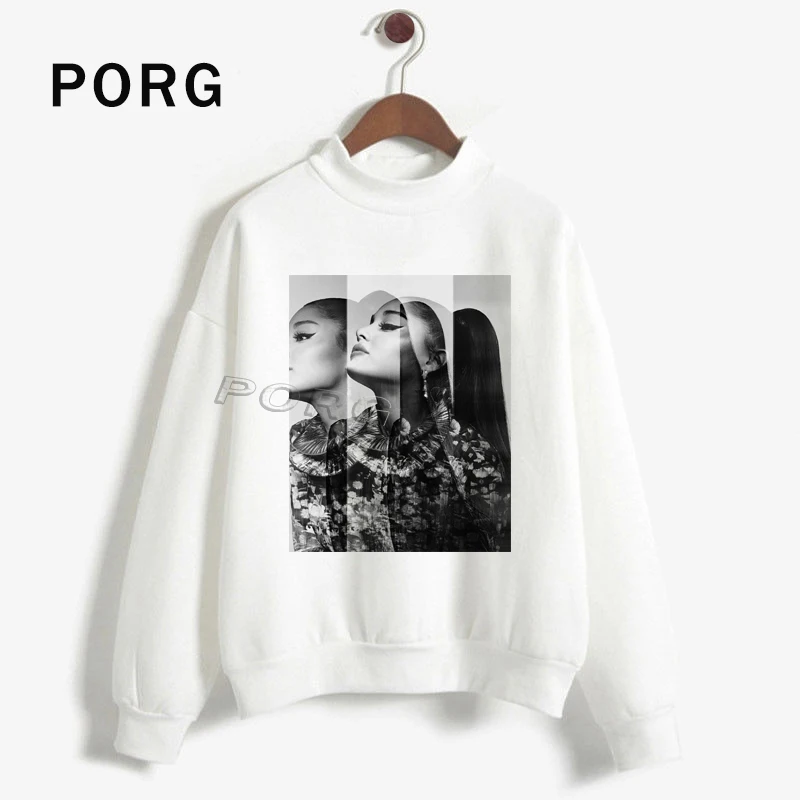 Ariana Grande Women Hoodies Gothic Harajuku Aesthetic Punk Vintage Pullover Graphic Streetwear Plus Size Women Bluzy Sweetshirt