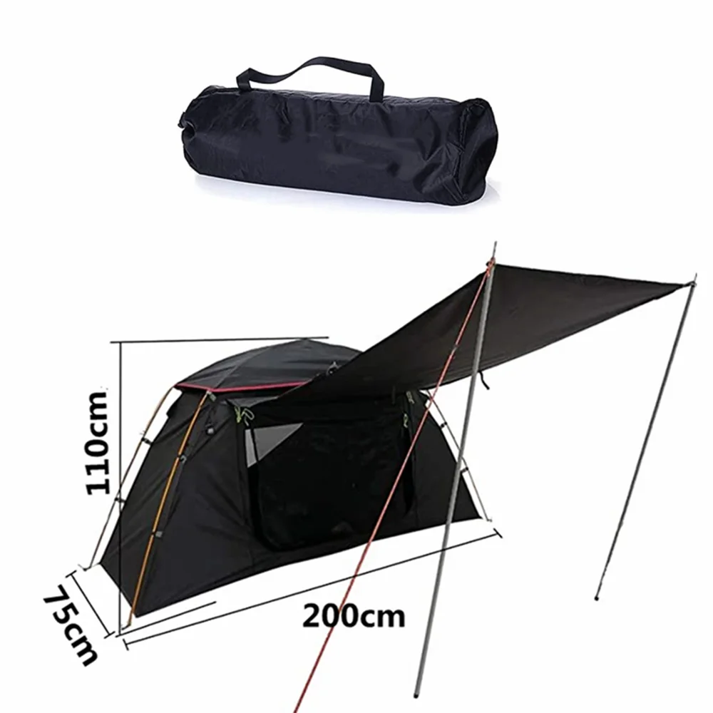 구매 1 인용 특대 텐트 침대 야외 접이식 캠핑 하이킹 수면 침대, 빠른 자동 개방 방수 침대 텐트 트럭 여행