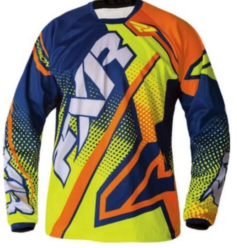 DH Motocross MX FXR Manica Lunga MTB Джерси для езды по пересеченной местности на горном