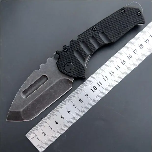 Темно-серый Eafengrow MDF-3, складные ножи с лезвием, вымытый камень, стальная ручка, 440 лезвие, Охотничий Тактический нож, Походный нож, EDC инструменты - Цвет: Темно-серый