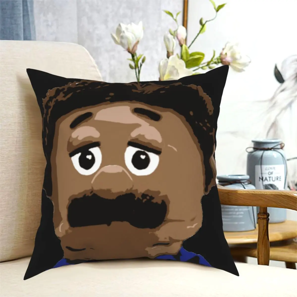 

Квадратная Декоративная Подушка на молнии, 18 дюймов