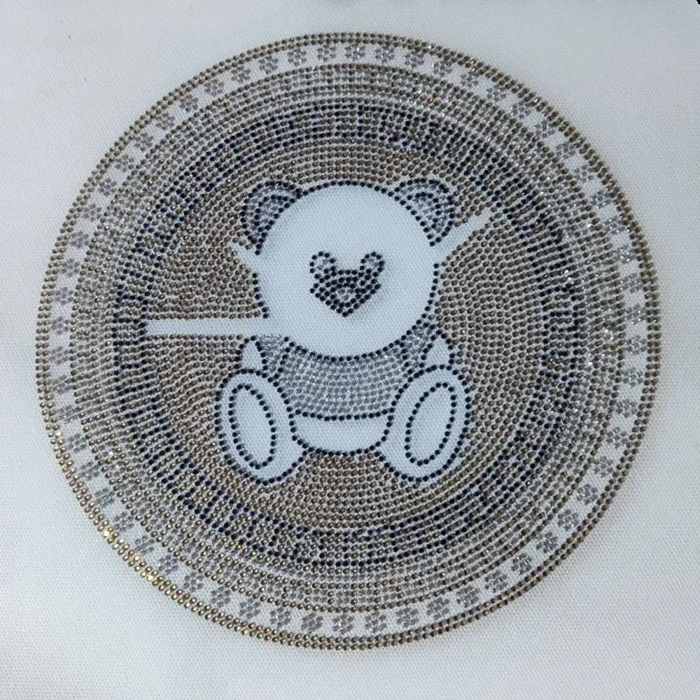 Горячая фиксация стразы на заказ мотив теплопередача дизайн железо Кристальные