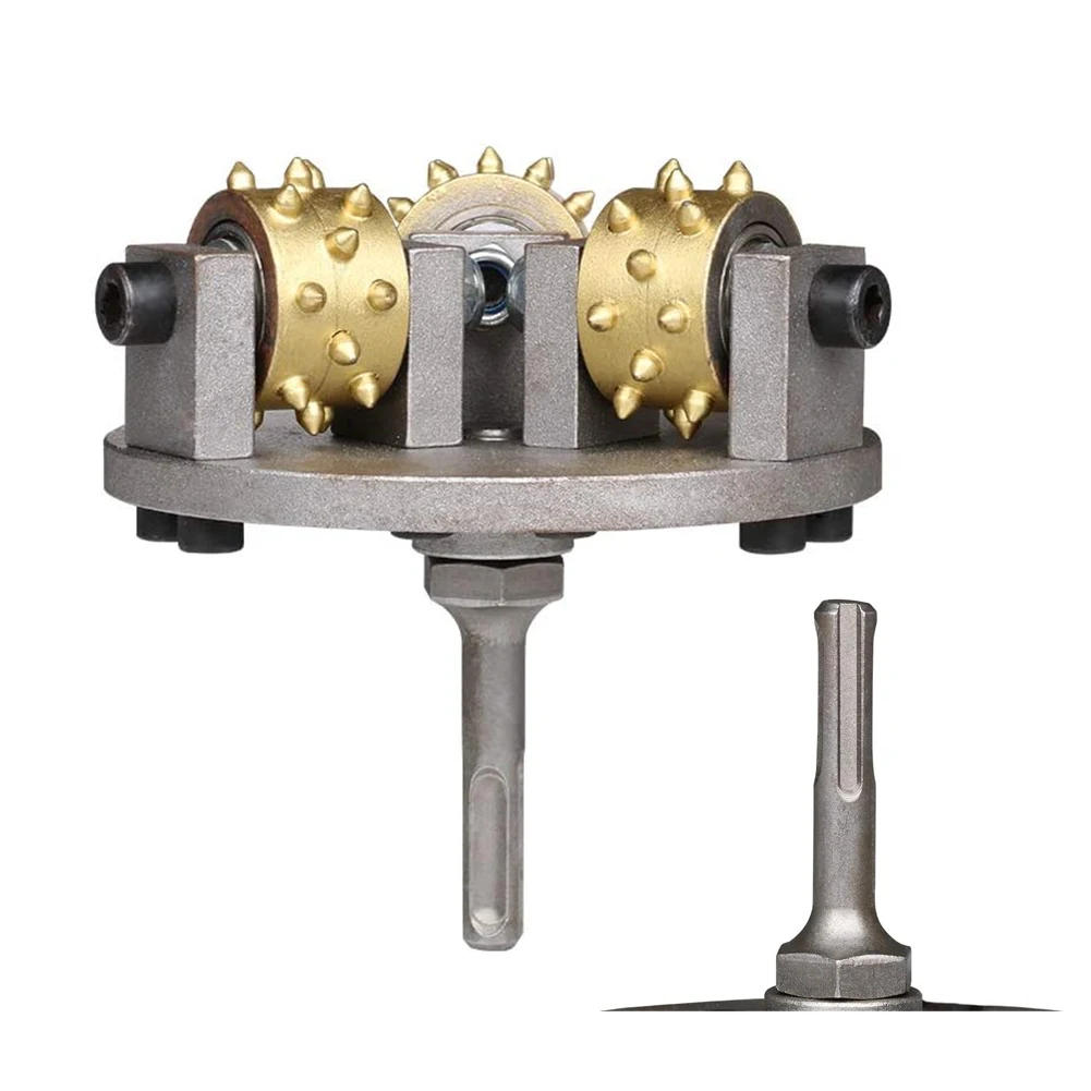 

Bush Hammer Head Concrete Bushing Tool Bit Electric Chisel Accessory Round Handle For Concrete Wall Grinding Chisel Hammer