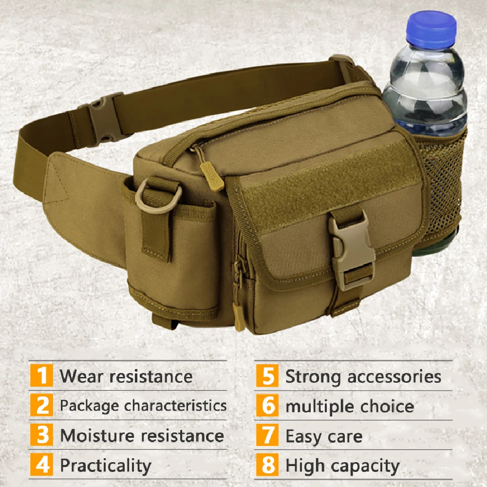 

Outdoor Tactical Bags Running Bag Camouflage Military Sports Bag Waterproof Shoulder Bags Hiking Climbing Hunting Backpack