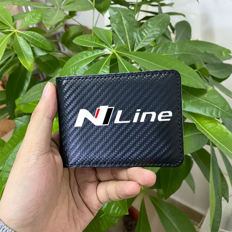 Автомобильная сумка карбоновый Чехол Для водительских прав для Hyundai N Nline Tucson Kona