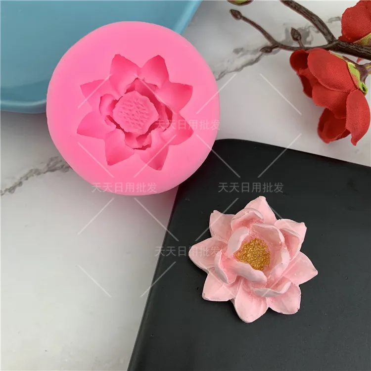 Силиконовая форма в китайском стиле виде листьев лотоса для шоколада помадки |