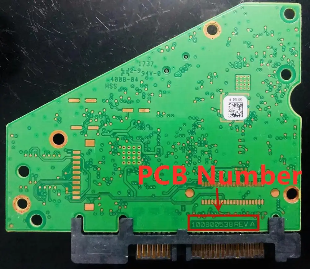 Детали жесткого диска печатная плата материнская 100800538 REV A / 0534 для Seagate 3 5 SATA hdd