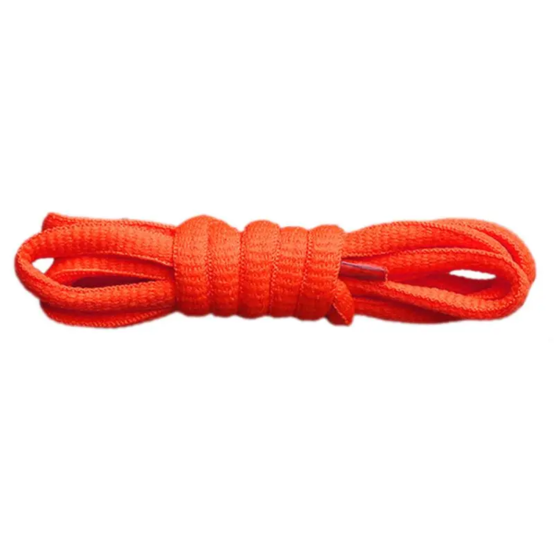 Orange 1 пара мужские женские цветные эластичные круглые шнурки для ботинок детские мокасины для взрослых шнурки 19 цветов - Цвет: Orange