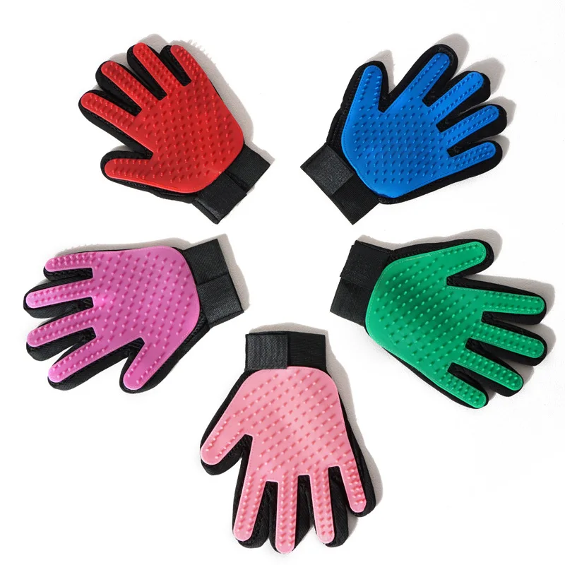 

Cat Dog Grooming Glove for Pets Wool Glove Cat Hair Deshedding Brush Comb for Pet Dog Cleaning Massage Glove for Animal Supplies