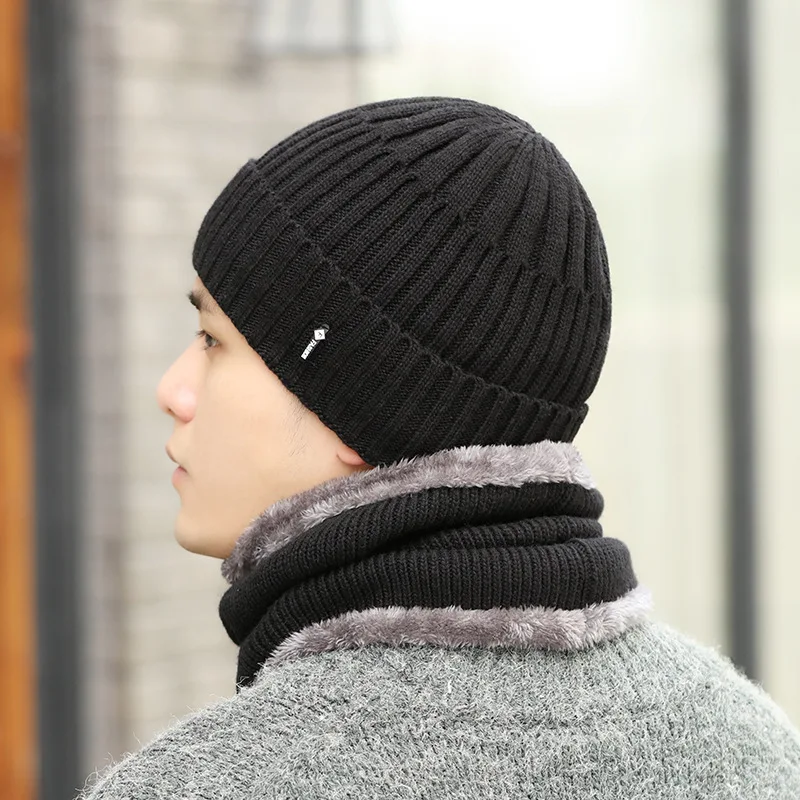 Шляпа Новинка осени стиль для мужчин с мягким наконечником-шапки теплые зимние