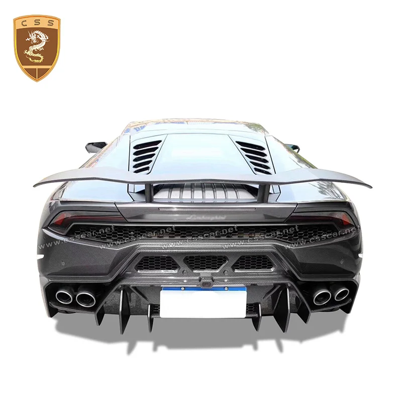 Для Lamborghini Huracan LP610-LP580 100% углеродное волокно задний автомобильный Стайлинг бампер