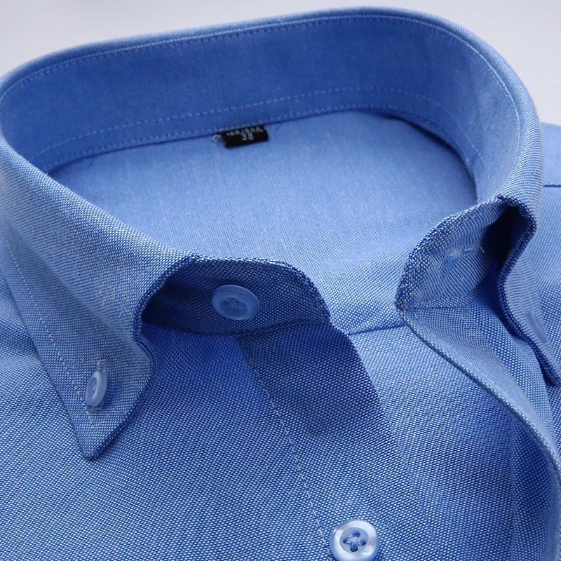 Рубашка Aoliwen мужская с длинным рукавом Классическая блуза карманами