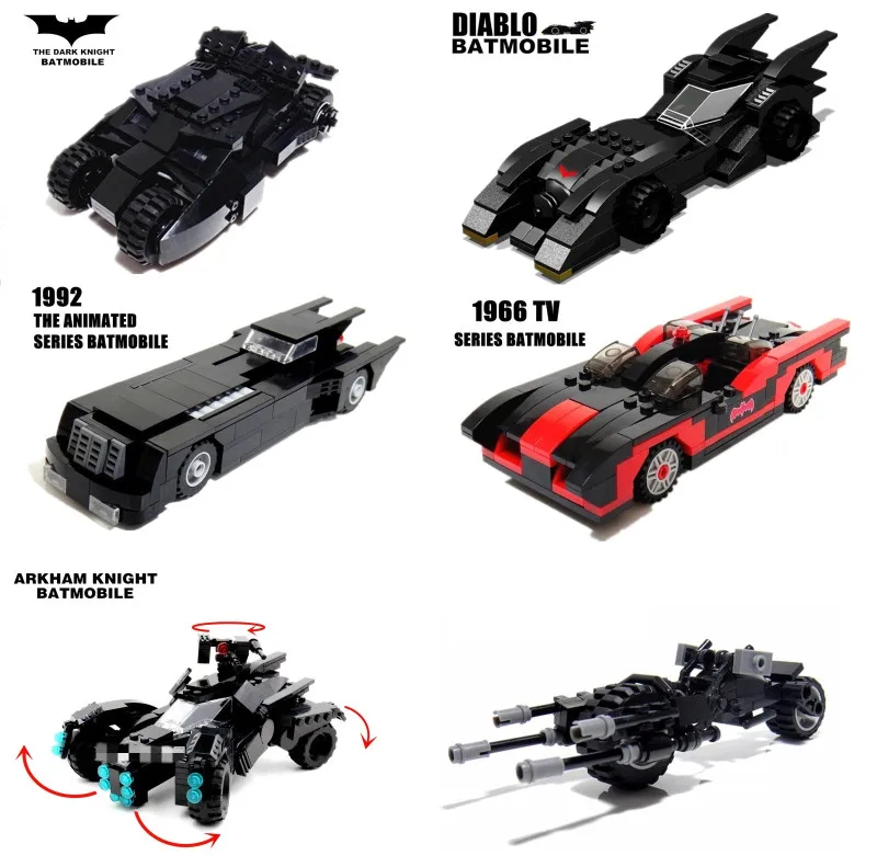 Бэтмен 1966 сериал Бэтмобиль Железный человек красный лимузин родстер Сделай Сам