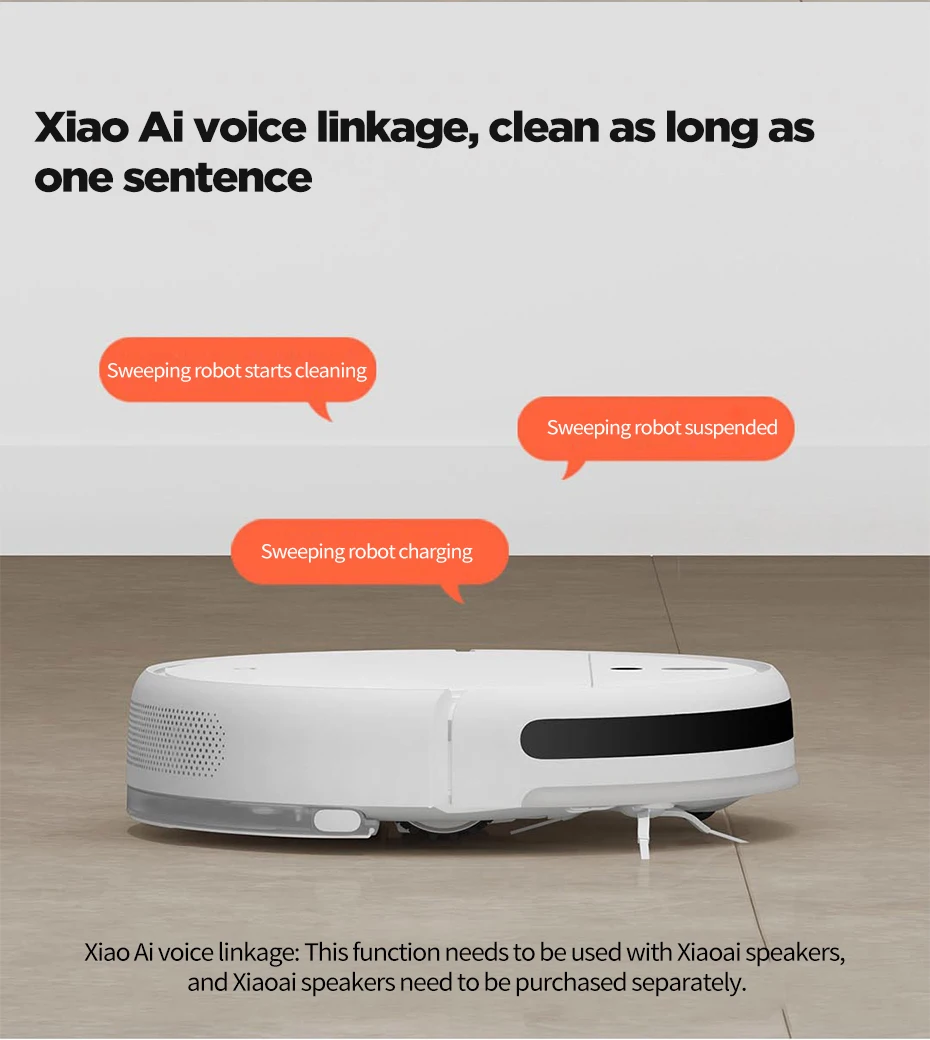 Xiaomi робот пылесос 1C STYTJ01ZHM для дома автоматическая стерилизация пыли приложение умный контроль подметания уборки