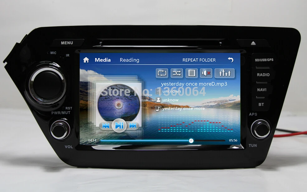 Автомобильный dvd проигрыватель gps навигация видеоплеер для Kia Rio K2 2011 2012 2013 2014 2015 2016