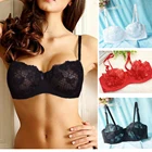 Бюстгальтер Деми Vgplay, кружевное нижнее белье без подкладки, Сетчатое нижнее белье, прозрачный бюстгальтер, ультратонкие дышащие бюстгальтеры для женщин