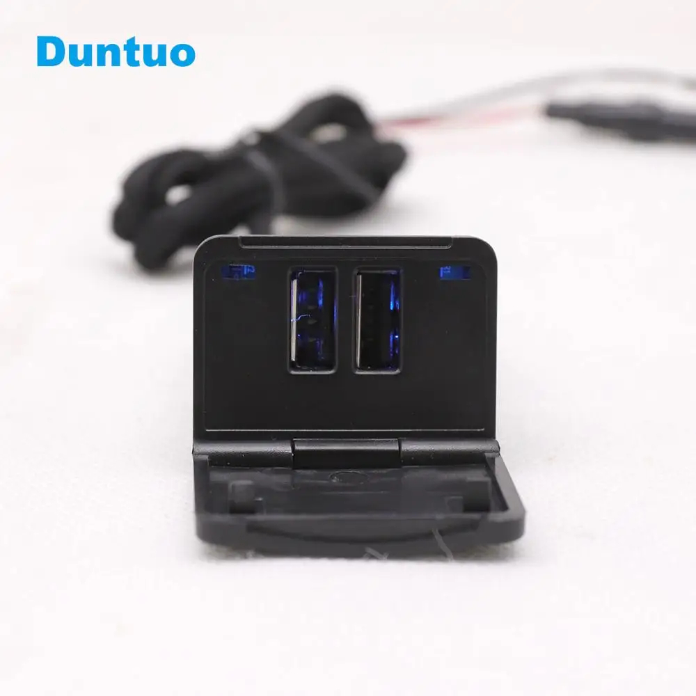 QC3.0 Quickcharge автомобильное зарядное устройство заднего сиденья двойной USB адаптер