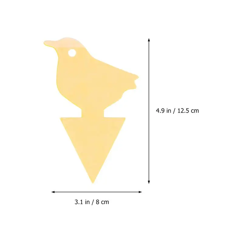 

30Pcs Sticky Trap Fruit Fly Fungus Gnat Killer Bugs Traps Indoor Outdoor Catcher