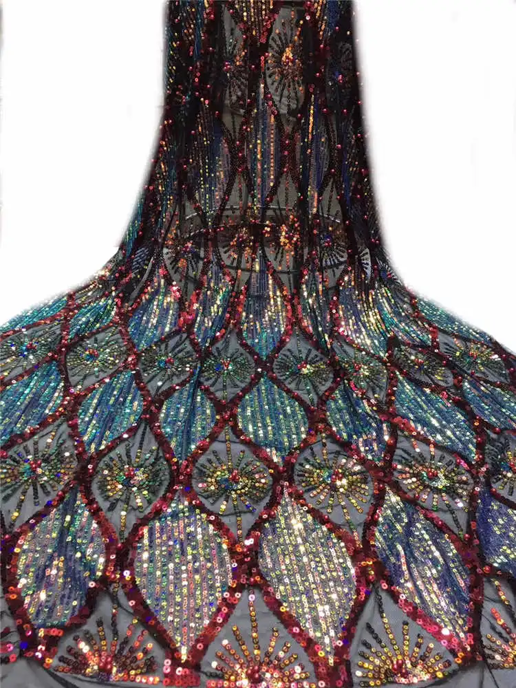 Фабричное предложение 2019 новейшая африканская гипюровая кружевная ткань с