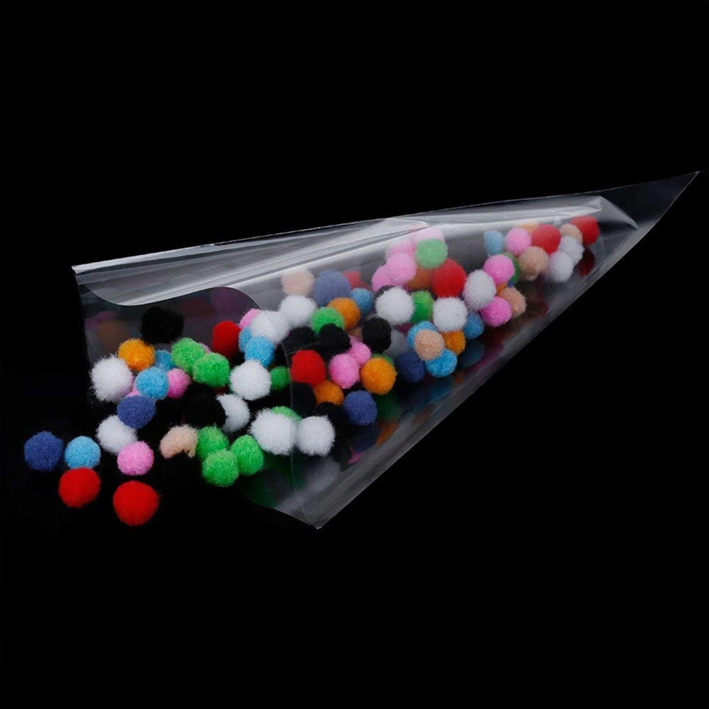 100 шт прозрачный конус еды конфет мешок мешочек для сумка печенья DIY Свадьба День